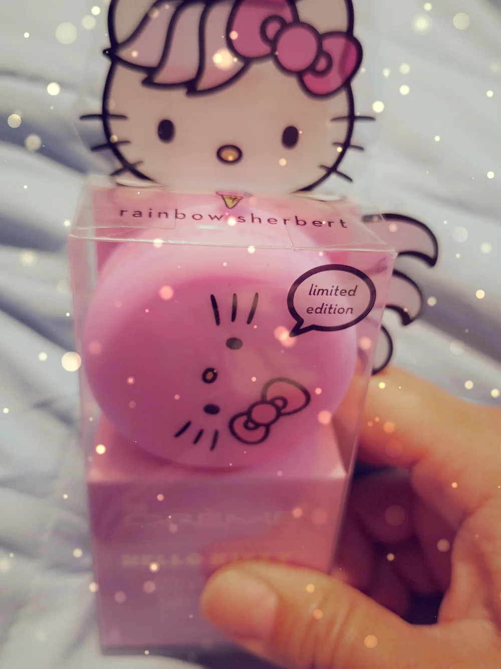 Hello Kitty Lavender Macaron Lip Balm Pink Character